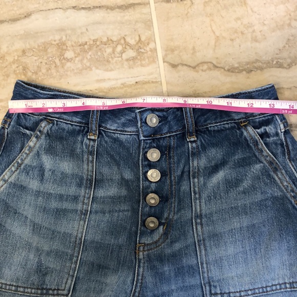 We The Free Jesse Carpenter Denim Shorts  Size 25 - Picture 9 of 12